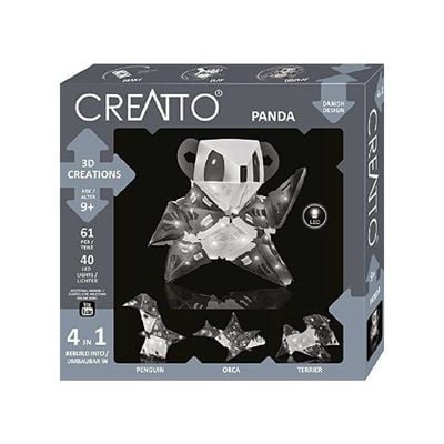 Thames & Kosmos Creatto Panda Light-Up Crafting Puzzle Kit