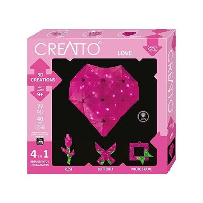 Thames & Kosmos Creatto Love Light-Up Crafting Puzzle Kit