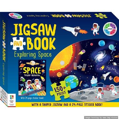 Hinkler Jigsaw & Book Exploring Space