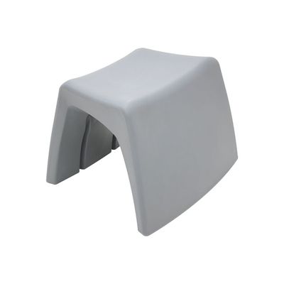 Tramontina Elo Concrete-Colored Polyethylene Stool-Concrete