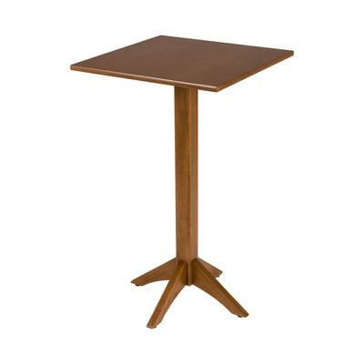 Tramontina London Square Bistro Table in Almond-Colored Brazilian Tauari Wood-Wood