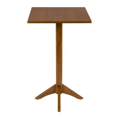 Tramontina London Square Bistro Table in Almond-Colored Brazilian Tauari Wood-Wood