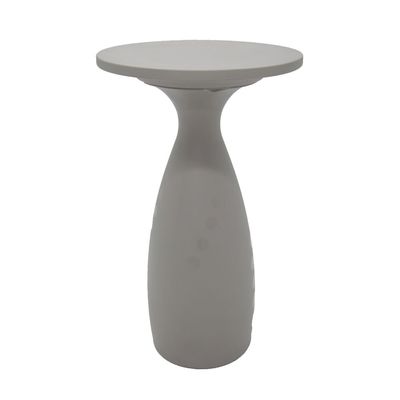 Tramontina Flut Concrete-Colored Polyethylene Tall Table-Concrete