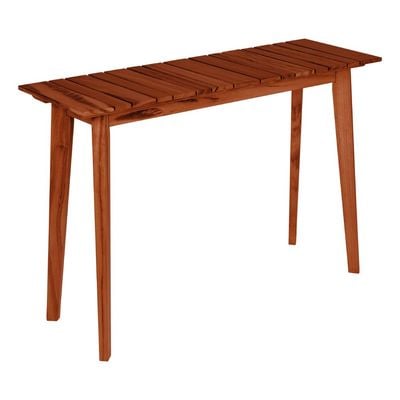 Tramontina Toscana Side Table in Brazilian Muiracatiara Wood With Eco Clear Finish-Wood
