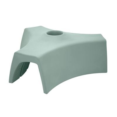 Tramontina Elo Green Sage Polyethylene 3-Seat Central Stool-Sage