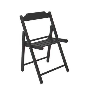 Tramontina Beer Foldable Chair With Dark Brown Finish Teak Wood-Wooden