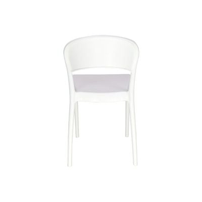 Tramontina  White Polypropylene and Fiberglass Chair With Closed Backrest-White