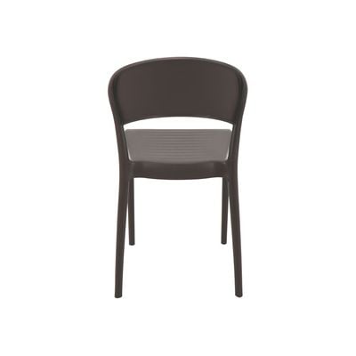 Tramontina Sissi Brown Polypropylene and Fiberglass Chair-Brown