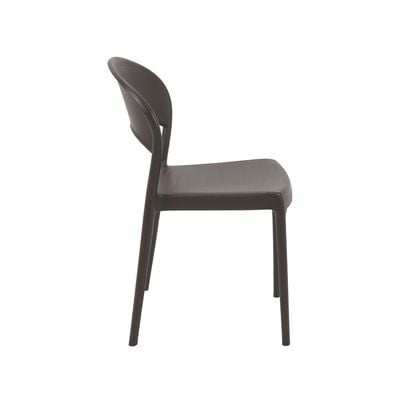 Tramontina Sissi Brown Polypropylene and Fiberglass Chair-Brown