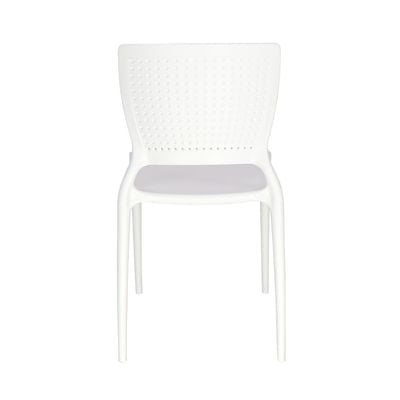 Tramontina Safira White Polypropylene and Fiberglass Chair-White