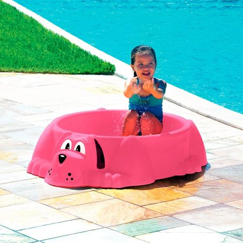 Tramontina Aquadog Children's Pool in Polypropylene With Pink Seat-Pink