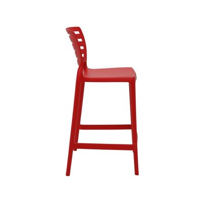 Tramontina Sofia High Home Red Polypropylene and Fiberglass Chair-Red