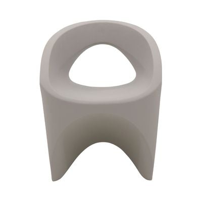 Tramontina Jet Armchair in Concrete-Colored Polyethylene-Concrete