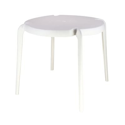 Tramontina Clarice White Polypropylene and Fiberglass Table-White