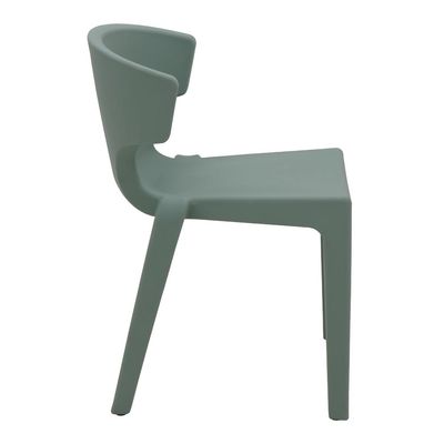 Tramontina Marilyn Chair in Green Sage Polyethylene-Green