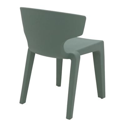 Tramontina Marilyn Chair in Green Sage Polyethylene-Green