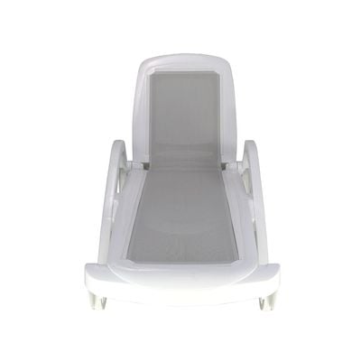 Tramontina Cancún White Polypropylene Sunlounger-White