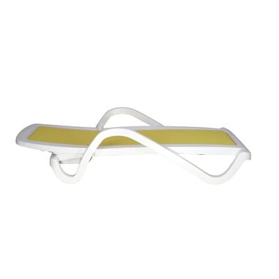 Tramontina Cancún Yellow Polypropylene Sunlounger-Yellow