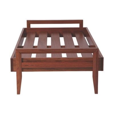 Tramontina Mood Bench in FSC Certified Brazilian Jatobá Wood With Low Armrests-Wood