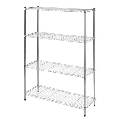 CamelTough Wire Rack 4 Shelf Adjustable Storage Rack-L 90 x W 35 x H 135 cm 600 Lbs-HTC-WR603