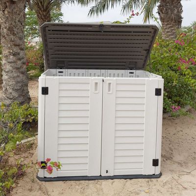 Camel Tough Outdoor Storage Cabinet, Heavy Duty, 964 Litres,Horizontal Shed-HTCCT-630