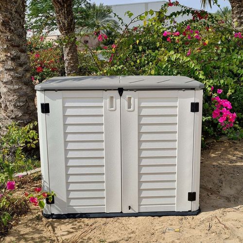 Camel Tough Outdoor Storage Cabinet, Heavy Duty, 964 Litres,Horizontal Shed-HTCCT-630