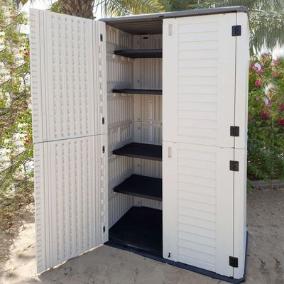 CamelTough Outdoor Storage Cabinet with Shelf, Heavy Duty, Extra Large Size, 1854 Litres,Vertical Shed-HTCCT-635