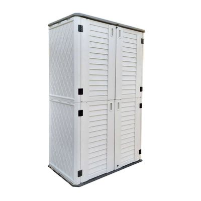 CamelTough Outdoor Storage Cabinet with Shelf, Heavy Duty, Extra Large Size, 1854 Litres,Vertical Shed-HTCCT-635