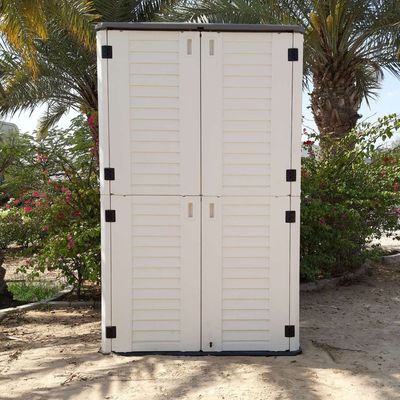 CamelTough Outdoor Storage Cabinet with Shelf, Heavy Duty, Extra Large Size, 1854 Litres,Vertical Shed-HTCCT-635