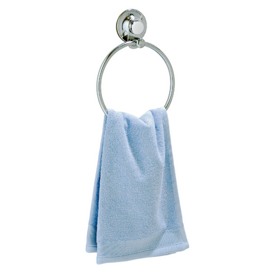 Everloc Towel Ring Holder, No Drilling, Screws, Glue, Adhesive, Vacuum Suction Wall Mounted Chrome, for Napkin, Kitchen and Bathroom, Easy Install, EVL-10239 Everloc Towel Ring Holder, No Drilling, Screws, Glue, Adhesive, Vacuum Suction Wall Mounted Chrome, for Napkin, Kitchen and Bathroom, Easy Install, EVL-10239