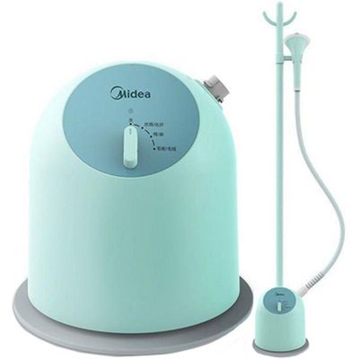 Midea Garment Steamer with 1500W Power, 1.4L Large Water Tank, 3 Power Levels 30g/min Continuous Steam, 9 Hole Front Point, Powerful Freestanding Fabric Steamer, Good for Home & Business, YGJ15Q1W