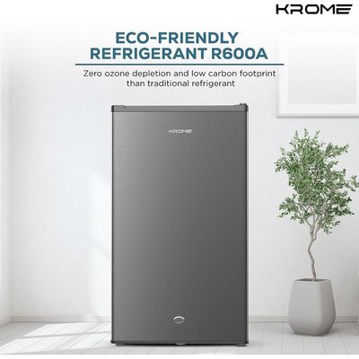 Krome 120Ltr Single Door Refrigerator | Defrost | KR-RDC120H