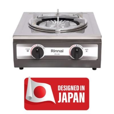 Rinnai 1 Burner | Heavy Duty Mega Flame Gas Stove | Stainless Steel | RTL35K