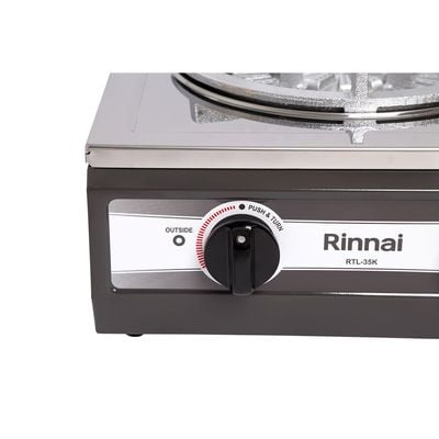 Rinnai 1 Burner | Heavy Duty Mega Flame Gas Stove | Stainless Steel | RTL35K