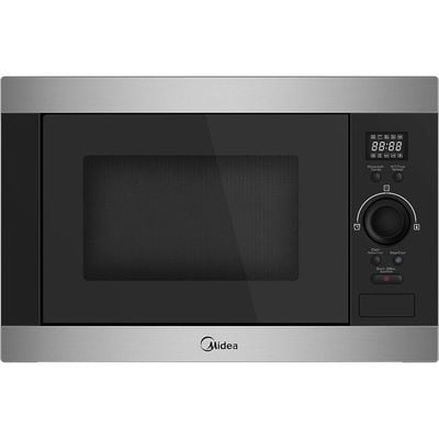 Midea Built In Microwave Oven 25 Litres,  Silver-Black Color