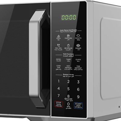 Midea 29 Liters Solo Digital Microwave Oven | 5 Power Levels & 8 Auto Menus | 900W | Child-Safety-Lock | Fast Reheat | Pull Open Door Handle | Cooking End Signal | Good for Home & Office | EM9P032MX