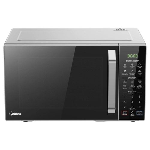 Midea 29 Liters Solo Digital Microwave Oven | 5 Power Levels & 8 Auto Menus | 900W | Child-Safety-Lock | Fast Reheat | Pull Open Door Handle | Cooking End Signal | Good for Home & Office | EM9P032MX
