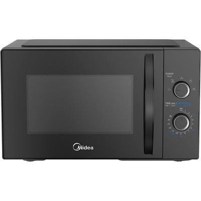 Midea 25 Liters Solo Microwave Oven | 5 Power Levels | 800W | Child-Safety-Lock | Defrost Function | 35 Minutes Timer | Fast Reheat | Pull Open Door Handle | Good for Home & Office | Black | MM8P022KG-BK