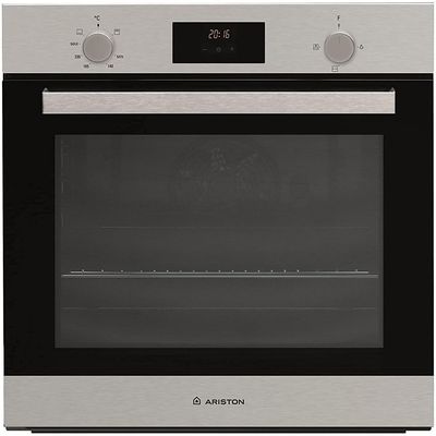 Ariston Built In 60cm Oven Gas & Electric , Conventional Functions, Inox