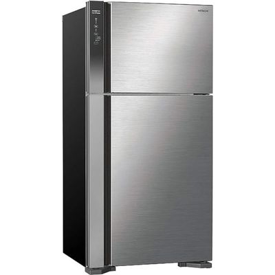 Hitachi 601L Inverter Refrigerator | RV760PUK7KBSL | Brilliant Silver Color