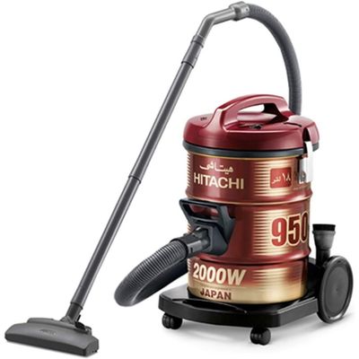 Hitachi Drum Vacuum Cleaner 2100Watts Wine Red Color - CV950F24