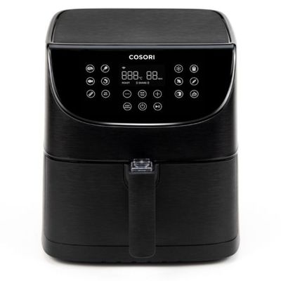 COSORI Air Fryer 5.5 L| 1700W Max XL 5.5L | Digital Touchscreen | 11 Presets | Oil Free Hot Cooker | Nonstick Basket | Red | 100 Recipes Cookbook | Black| CP158-AF