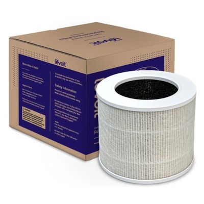 LEVOIT Air Purifier Replacement Filter | 3-in-1 HEPA | Activated Carbon | Core Mini-RF | 1 Pack | White