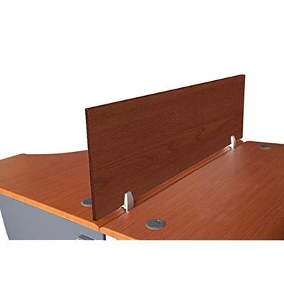 Mahmayi Desktop Mounted Privacy Panel Divider Panels with 2 Clips for Student, Call Centers, Offices, Libraries, Classrooms- Removable Sound Absorbing Desk Partition Board(120 CM, Apple Cherry)