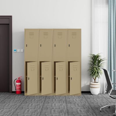 Victory Steel Japan Compartment Storage Steel Locker Filing Cabinet (Double Doors, Beige)