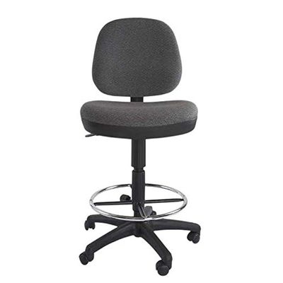 Mahmayi Sephora 3059DK Task Chair - Office Chair with Draft Kit, PP Back and Seat Frame and Double Wheel Rolling Castors (Grey)