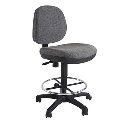 Mahmayi Sephora 3059DK Task Chair - Office Chair with Draft Kit, PP Back and Seat Frame and Double Wheel Rolling Castors (Grey)