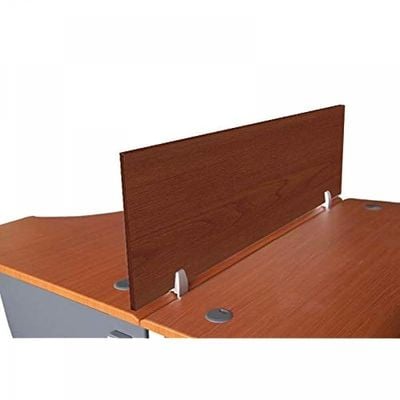 Mahmayi Deler Desktop Mounted Privacy Panel Divider Panels with 2 Clips for Student, Call Centers, Offices, Libraries, Classrooms- Removable Sound Absorbing Desk Partition Board(140 CM, Apple Cherry)