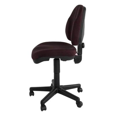 Mahmayi Debra 1380 Task Chair - Office Chair with Height Adjustable Seat, PP Back and Seat Frame and Double Wheel Rolling Castors (Peat)