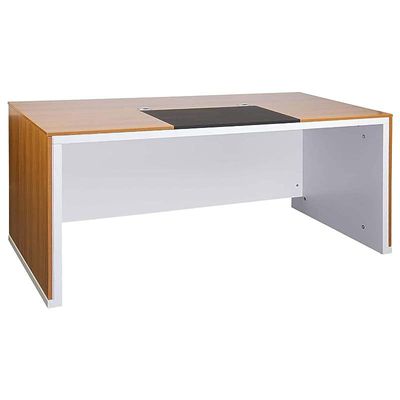 Zelda Modern Executive Desk, Brown/White, 180 x 160 x 76 .5 cm, Zhm225-16Exec